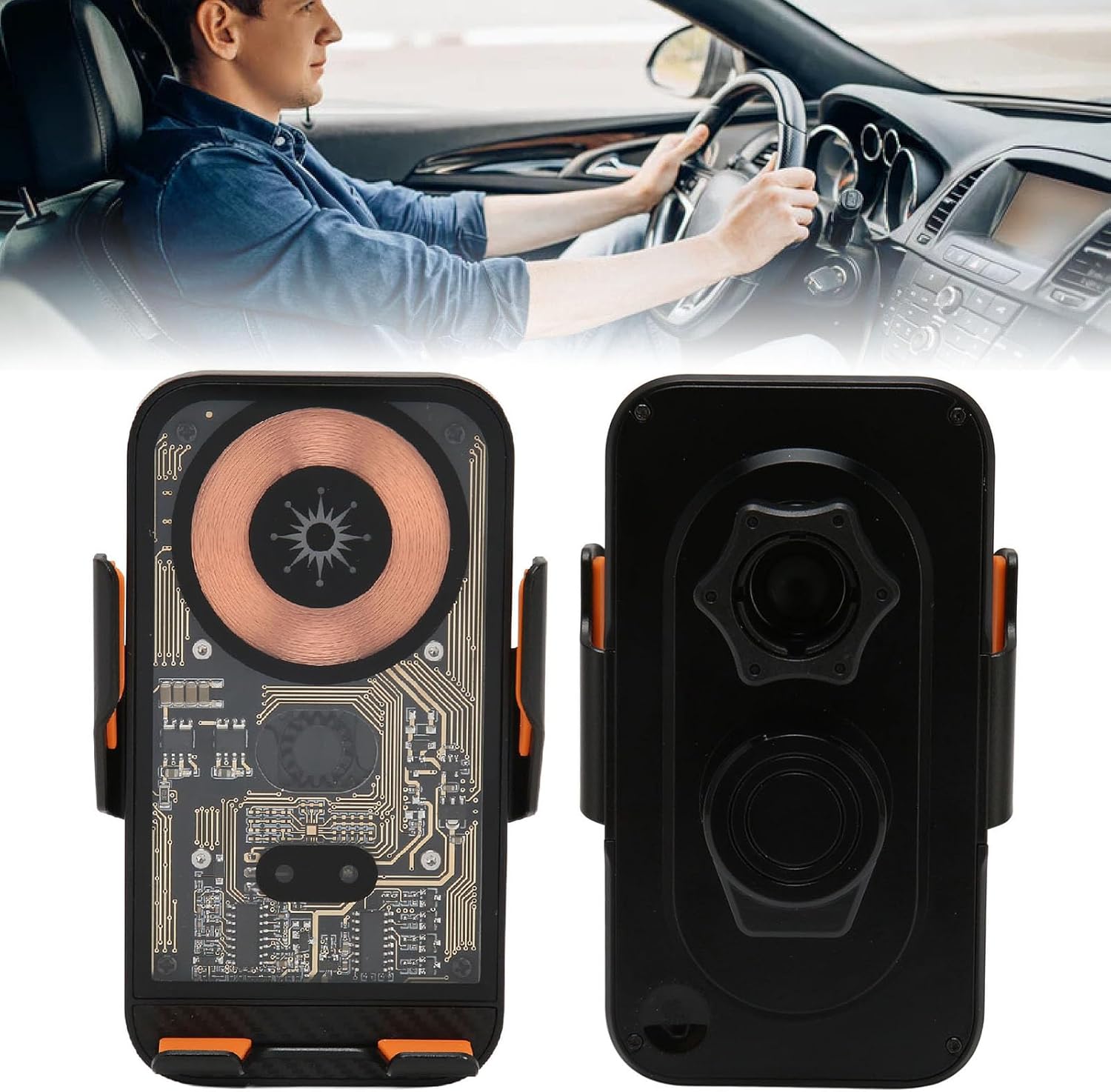 Moderný držiak na mobil do auta s nabíjaním